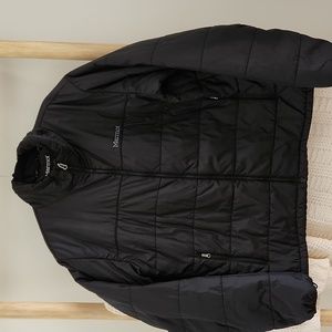 Marmot Full zip Black Insulated Jacket Lightweight Padded Outdoor Hiking XL